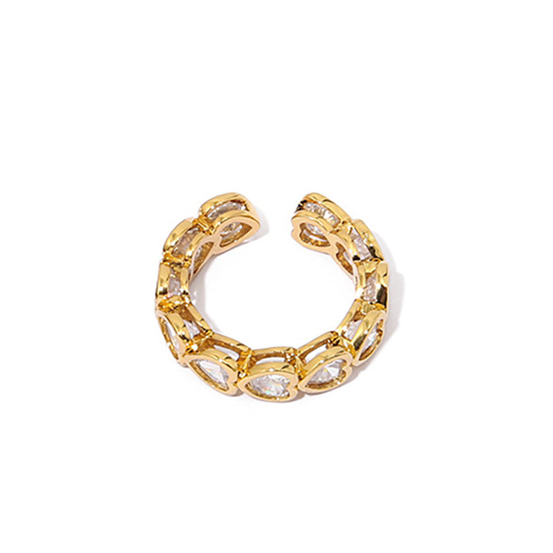 Bague Cœur — Plaqué Or 18K