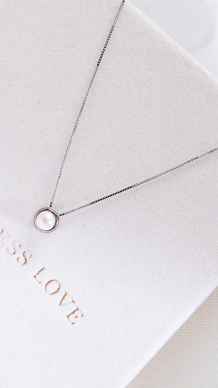 Collier Perles d’Eau Douce — Argent Sterling S925