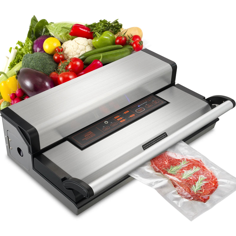 Appareil de mise sous vide inox à double pompe