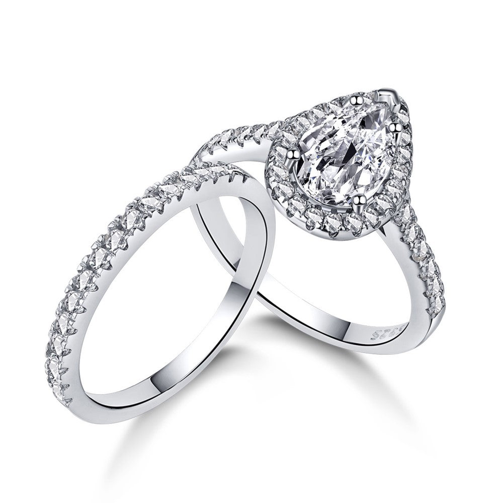 Bague Goutte Sculptée — Argent S925