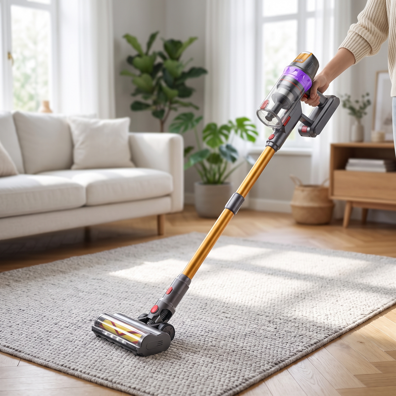 Aspirateur balai sans fil avec mode automatique intelligent