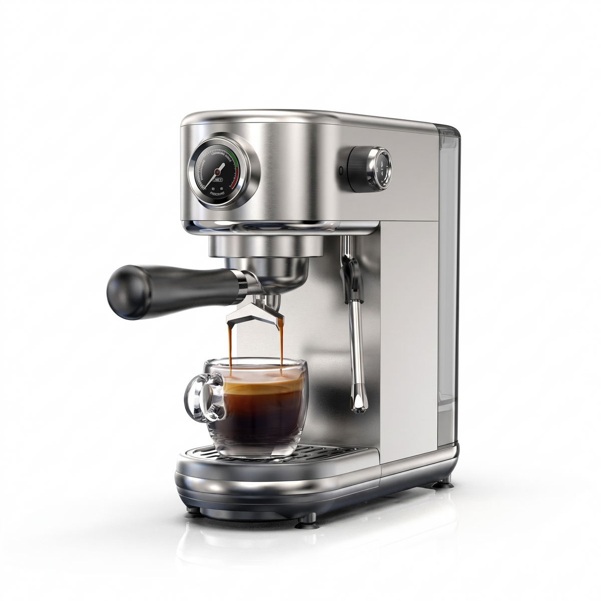 Machine expresso 20 bars avec manomètre et buse vapeur