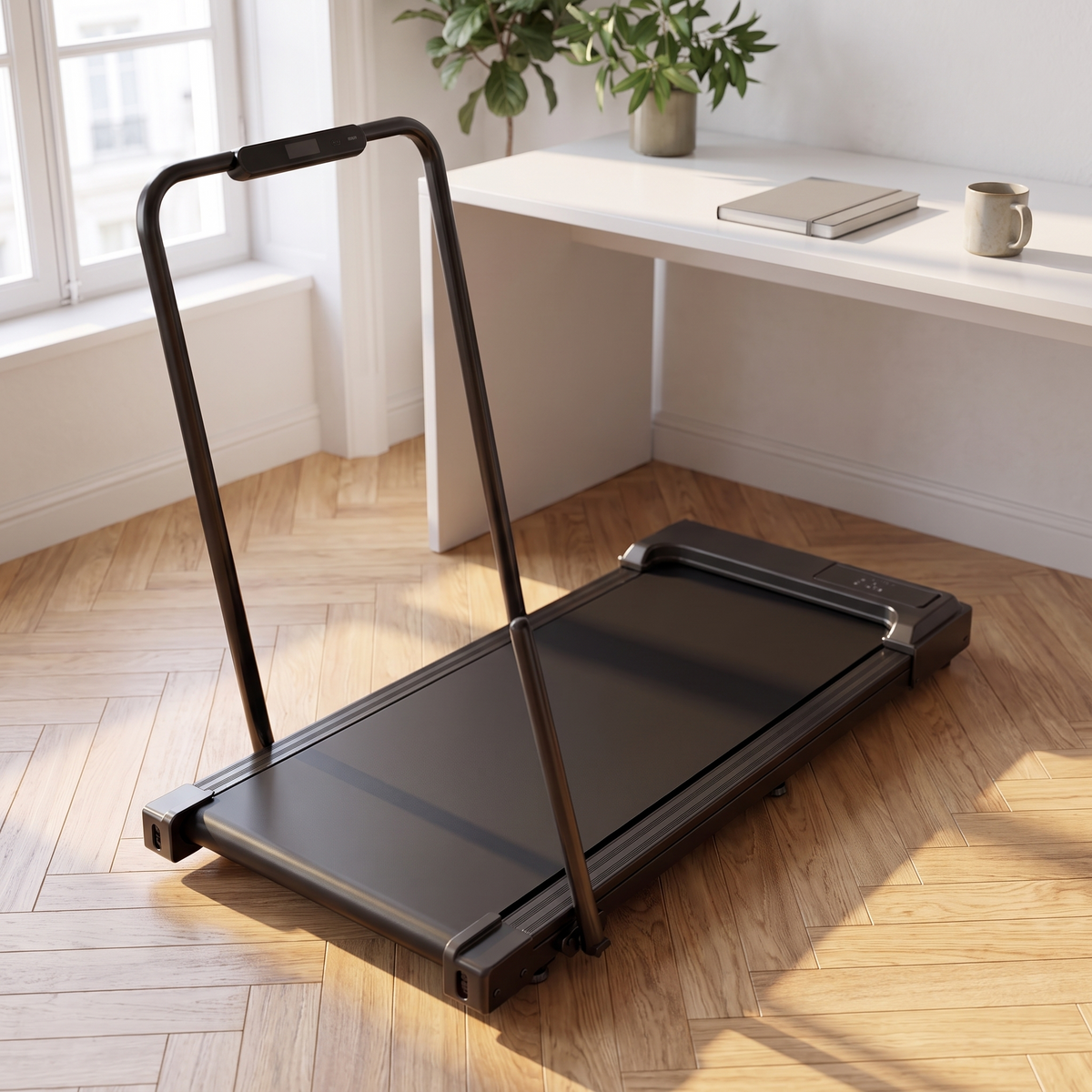 Tapis de marche et de course pliable pour le bureau dans un intérieur