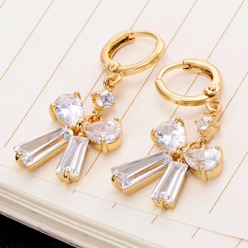 Boucles Nœud Lumière — Plaqué Or 18K