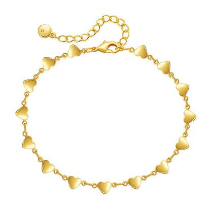 Bracelet Chaîne d’Amour — Plaqué Or 18K