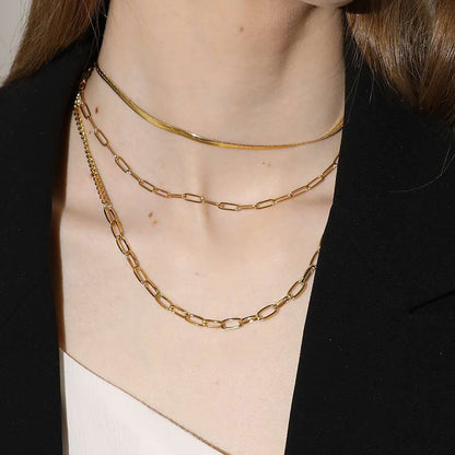 Collier Torsade — Plaqué Or 18K