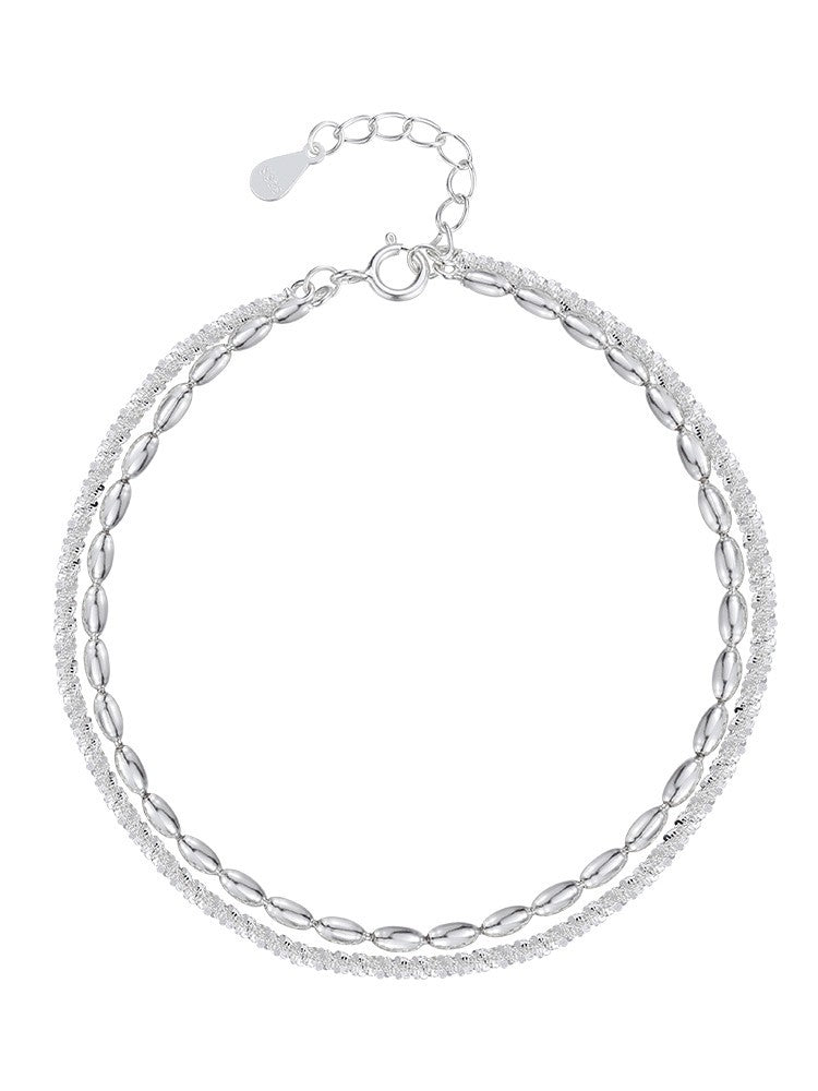 Bracelet Étoile Double — Argent S925