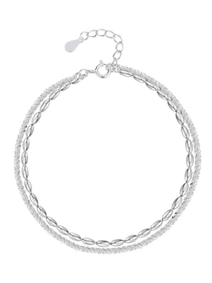 Bracelet Étoile Double — Argent S925