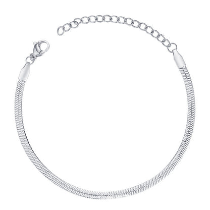 Bracelet Ligne Minimaliste — Plaqué Or 18K