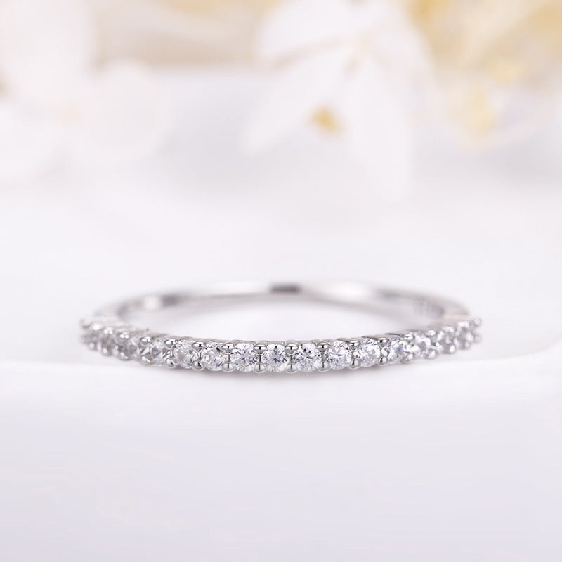 Bague Ligne Zircon — Argent S925