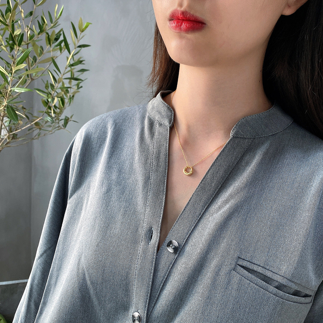 Collier Spirale — Argent S925