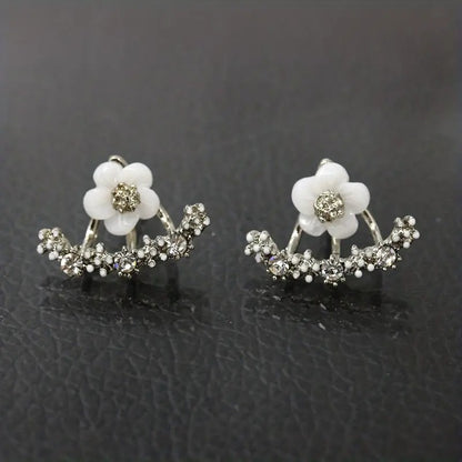 Boucles Fleur Éclat — Plaqué Or 18K