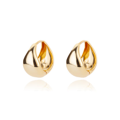 Créoles Géométriques — Plaqué Or 18K