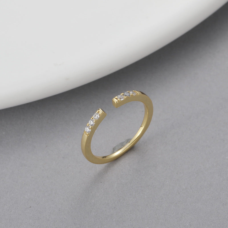 Bague Solitaire — Argent S925