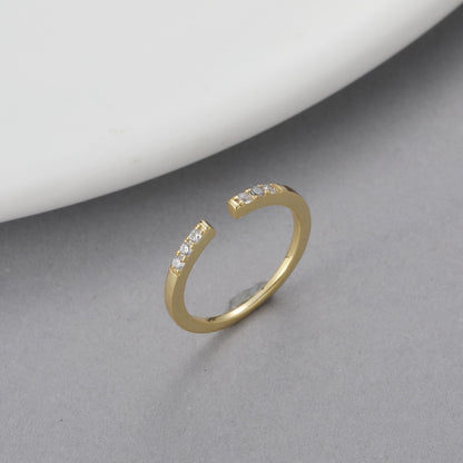 Bague Solitaire — Argent S925
