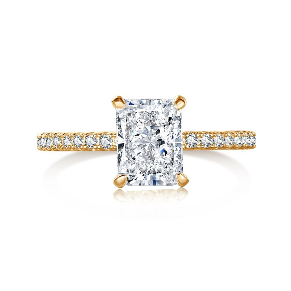 Bague Géométrique – Argent Sterling S925 & Zirconia