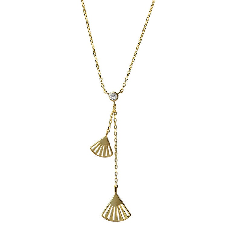 Collier Ginkgo — Argent Sterling S925