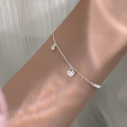 Bracelet Cœur Éclat — Argent S925