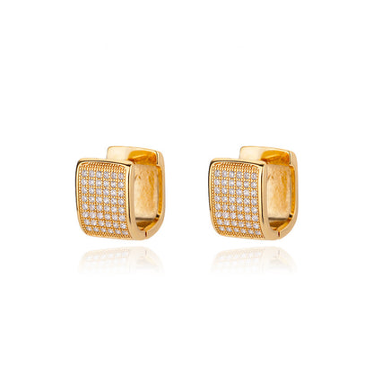 Créoles Géométriques — Plaqué Or 18K