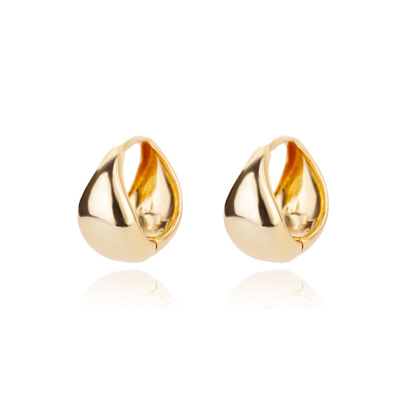 Créoles Géométriques — Plaqué Or 18K