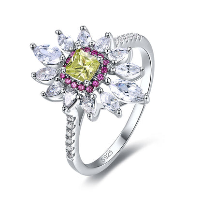 Bague Tournesol — Argent S925