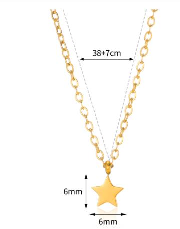 Collier Cœur Fin — Plaqué Or 18K