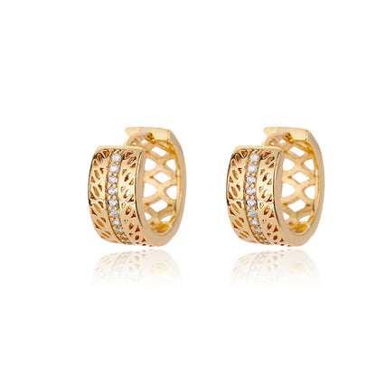 Créoles Géométriques — Plaqué Or 18K