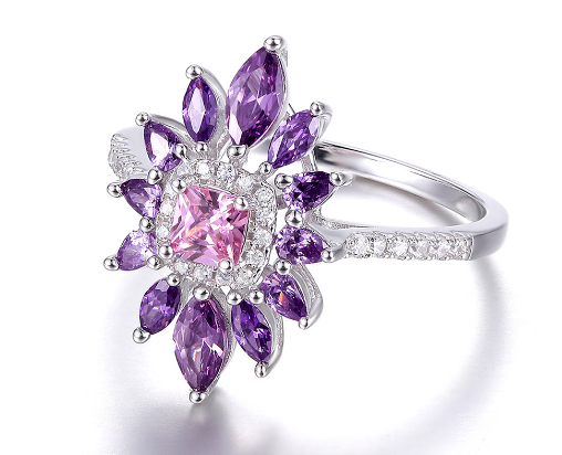 Bague Tournesol — Argent S925