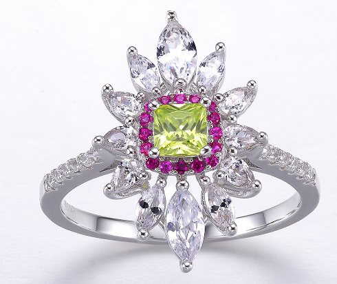 Bague Tournesol — Argent S925
