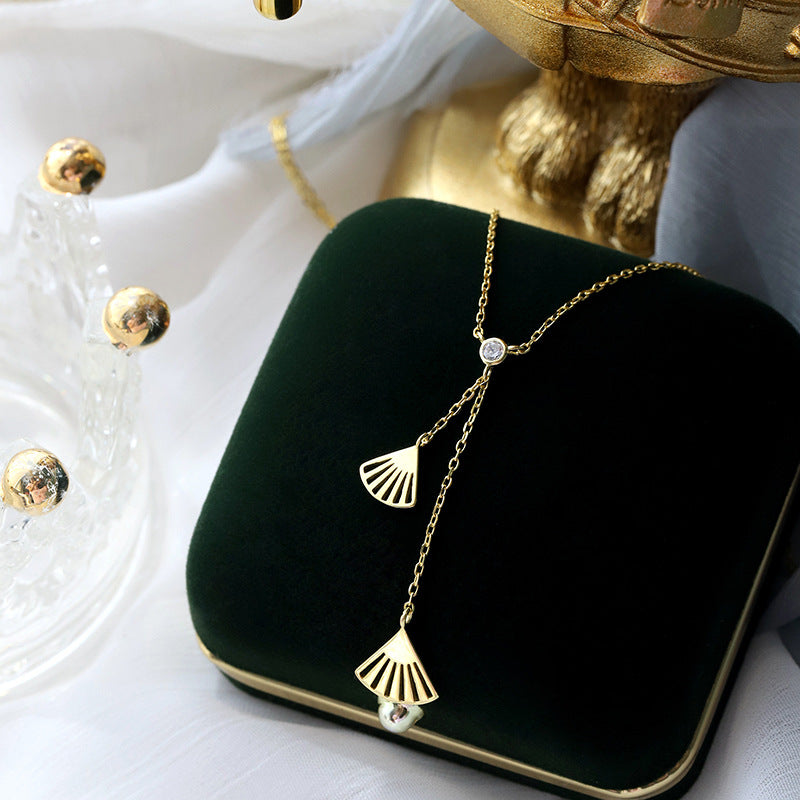 Collier Ginkgo — Argent Sterling S925