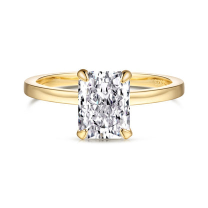 Bague Géométrique – Argent Sterling S925 & Zirconia