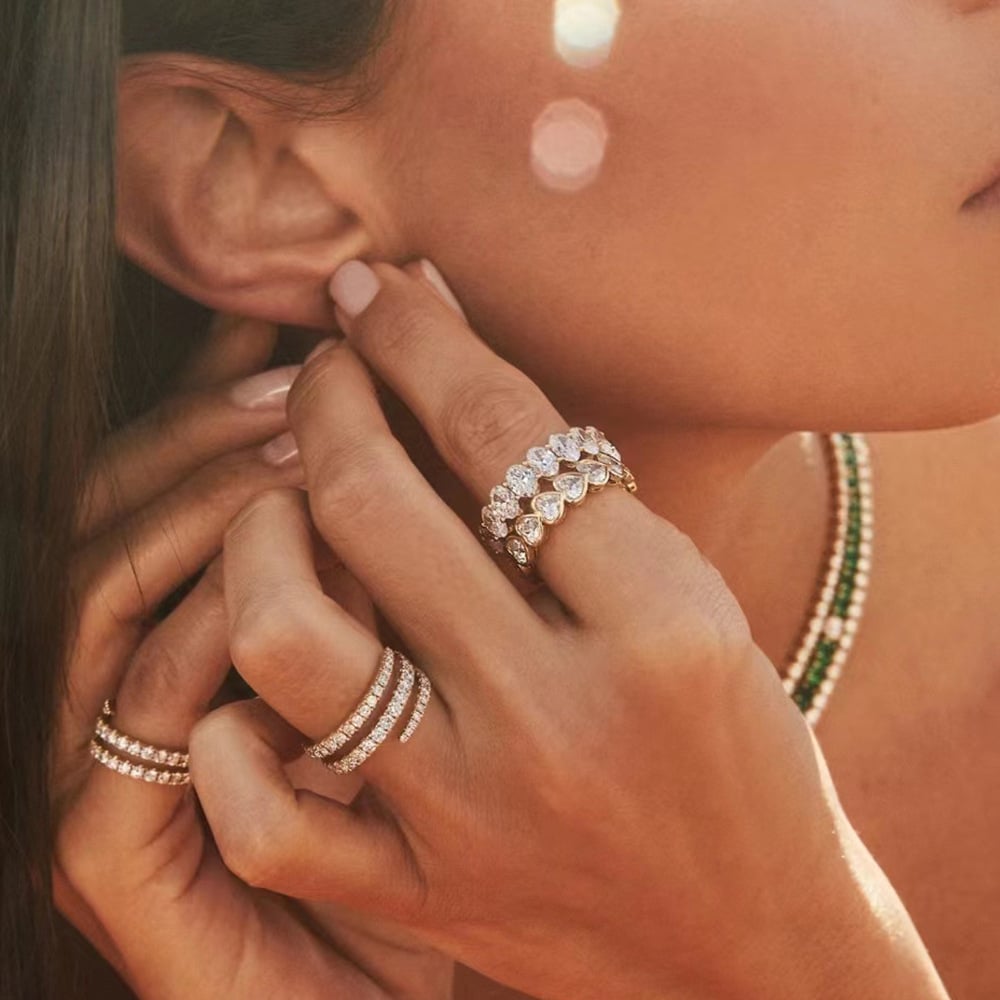 Bague Cœur — Plaqué Or 18K