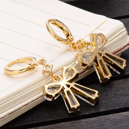 Boucles Nœud Lumière — Plaqué Or 18K
