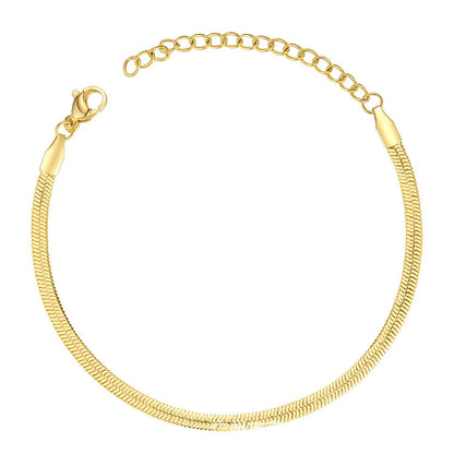 Bracelet Ligne Minimaliste — Plaqué Or 18K