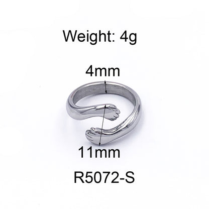 Bague Ellipse — Plaqué Or 18K