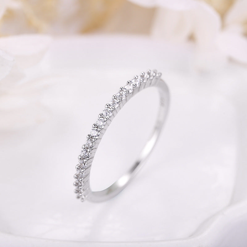 Bague Ligne Zircon — Argent S925