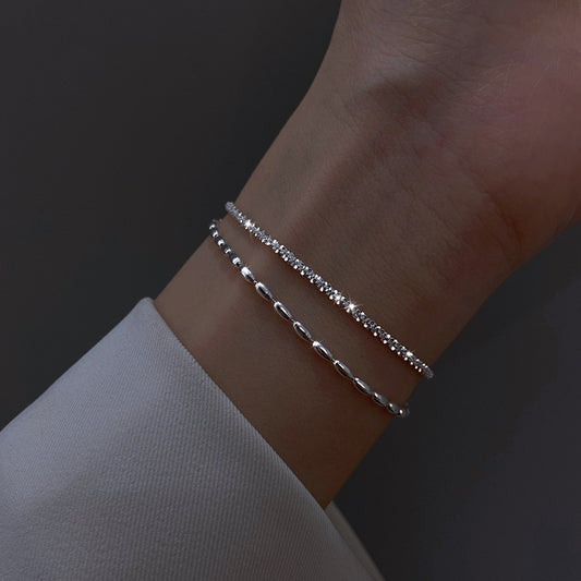 Bracelet Étoile Double — Argent S925