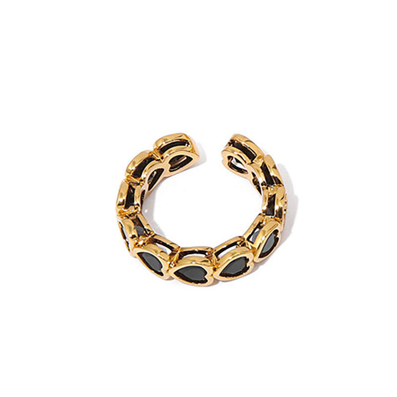 Bague Cœur — Plaqué Or 18K