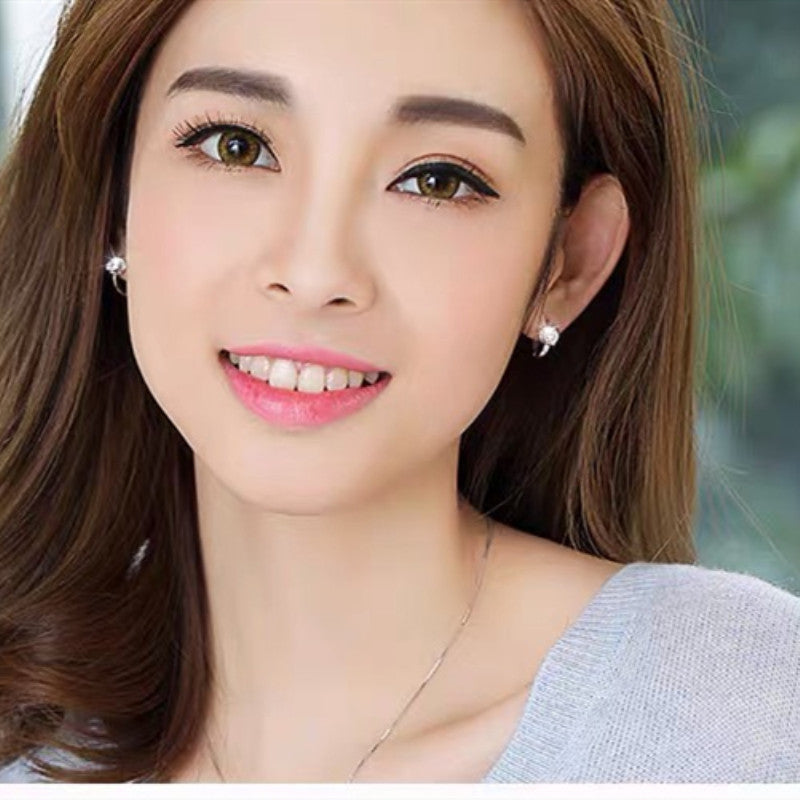 Boucles Goutte Solitaire — Argent S925
