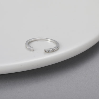 Bague Solitaire — Argent S925