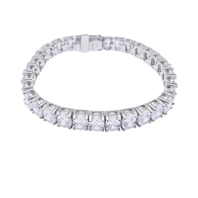 Bracelet Tennis Zircon — Argent Sterling S925