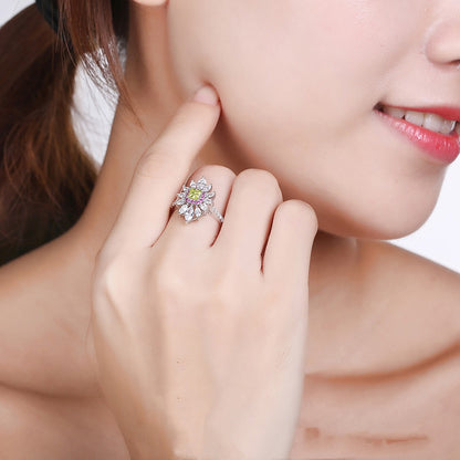 Bague Tournesol — Argent S925
