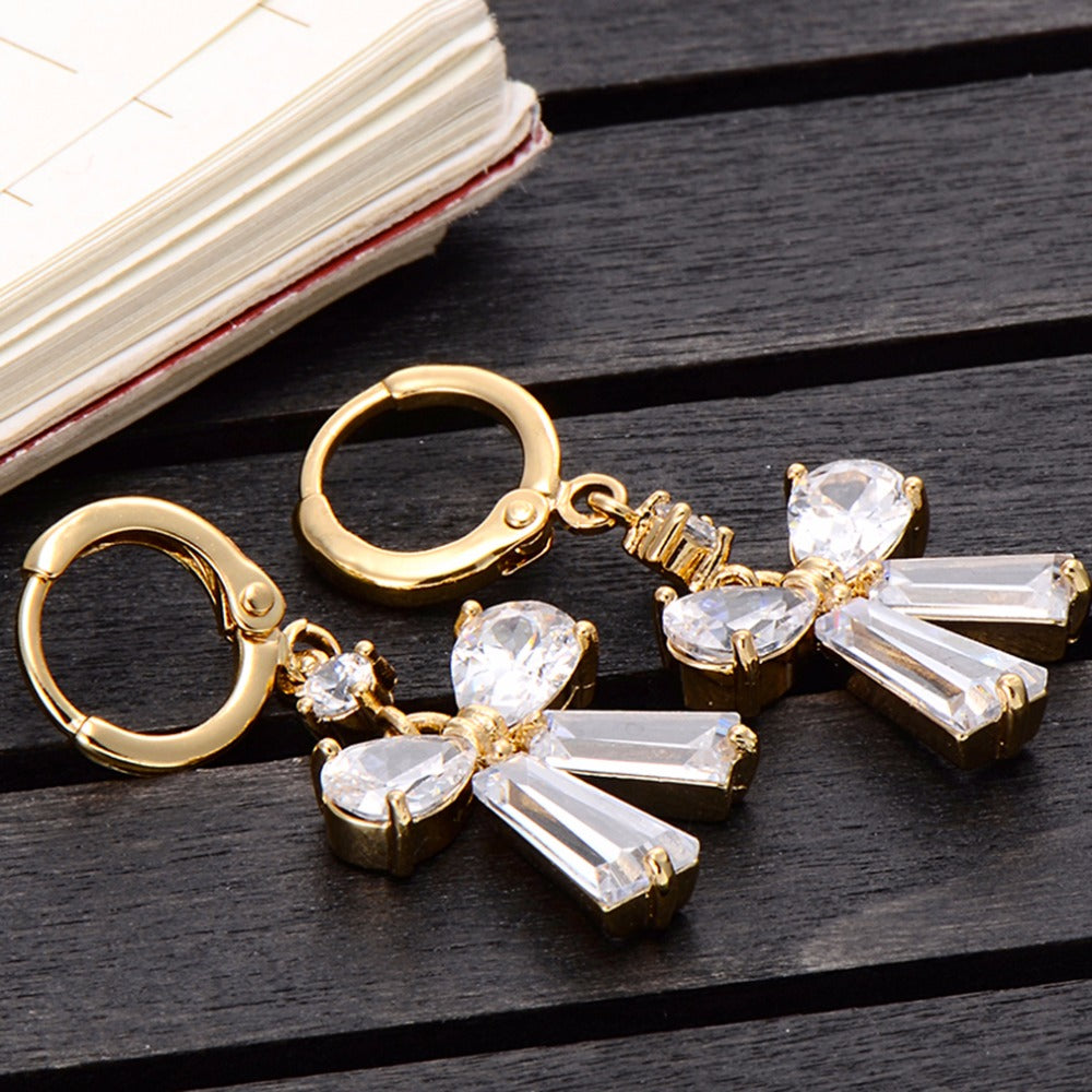 Boucles Nœud Lumière — Plaqué Or 18K