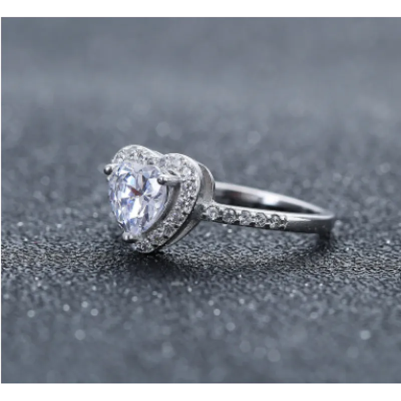 Bague Cœur Intime — Argent S925