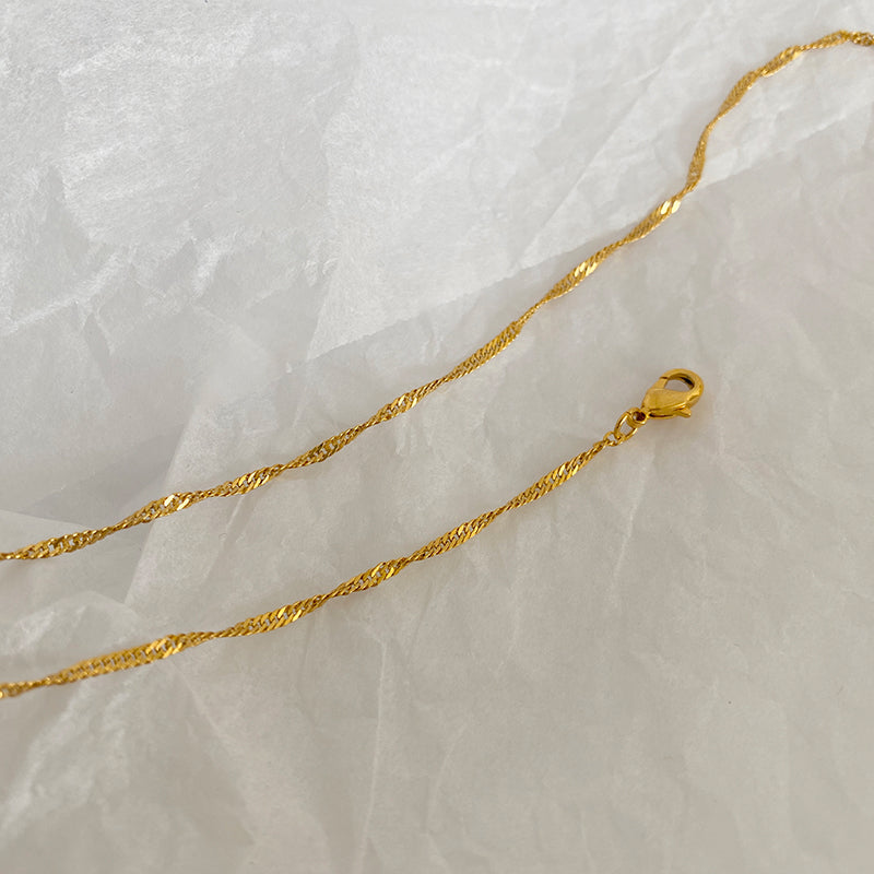 Collier Papillon — Plaqué Or 18K
