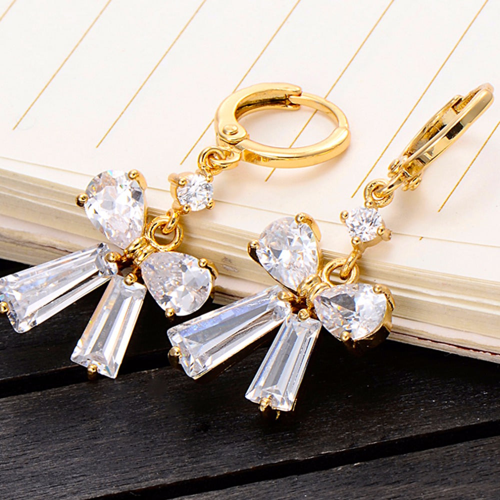 Boucles Nœud Lumière — Plaqué Or 18K