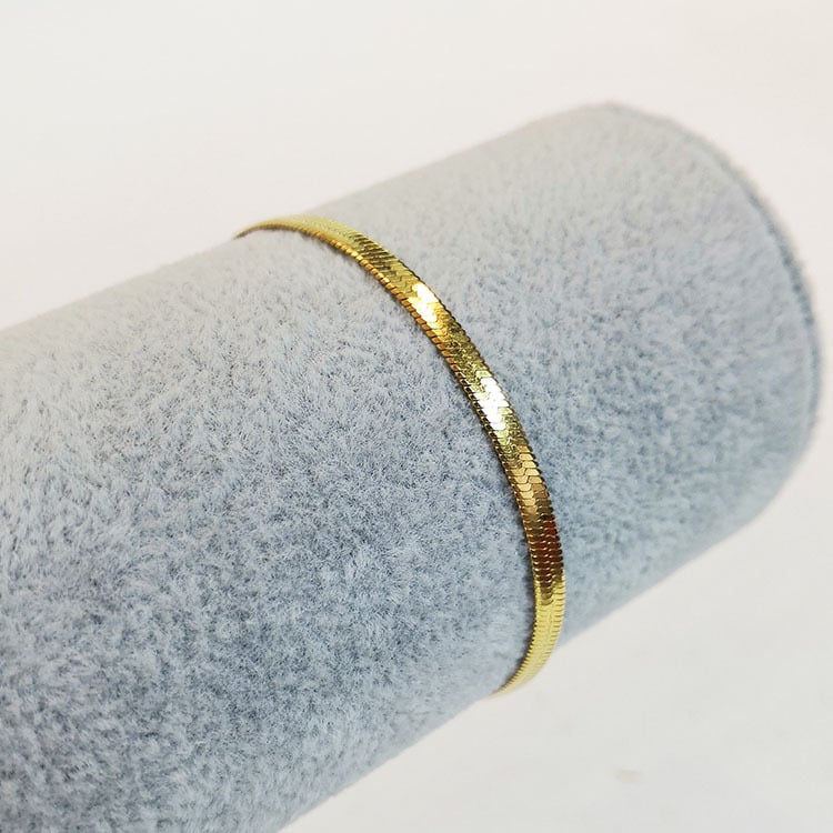 Bracelet Ligne Minimaliste — Plaqué Or 18K