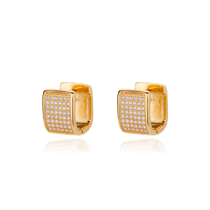 Créoles Géométriques — Plaqué Or 18K