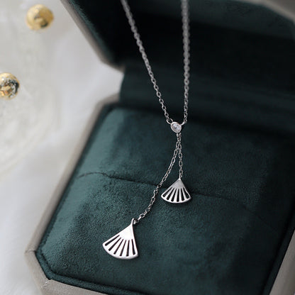 Collier Ginkgo — Argent Sterling S925