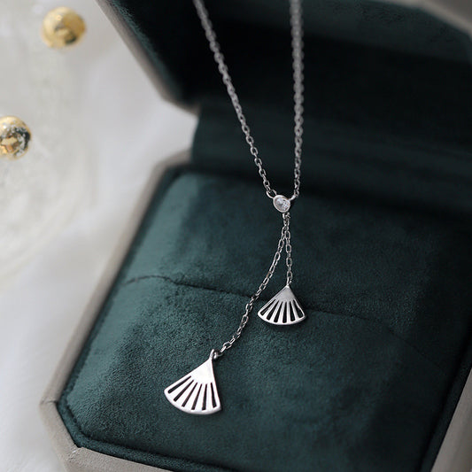 Collier Ginkgo — Argent Sterling S925